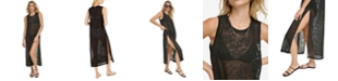 Calvin Klein Burnout Maxi Dress Swim Cover-Up, Created for Macy's